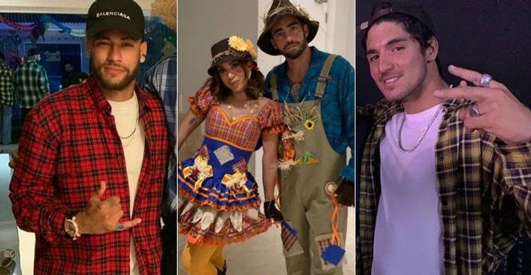 Neymar Jr, Anitta, Pedro Scooby e Gabriel Medina - Reprodução Instagram