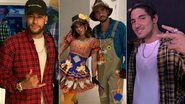 Neymar Jr, Anitta, Pedro Scooby e Gabriel Medina - Reprodução Instagram