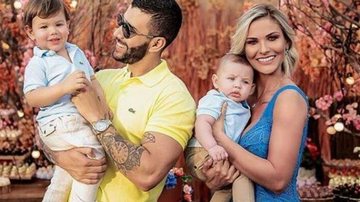 Andressa Suita, Gusttavo Lima, Gabriel e Samuel - reprodução/Instagram