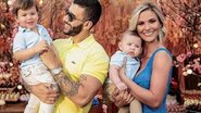 Andressa Suita, Gusttavo Lima, Gabriel e Samuel - reprodução/Instagram