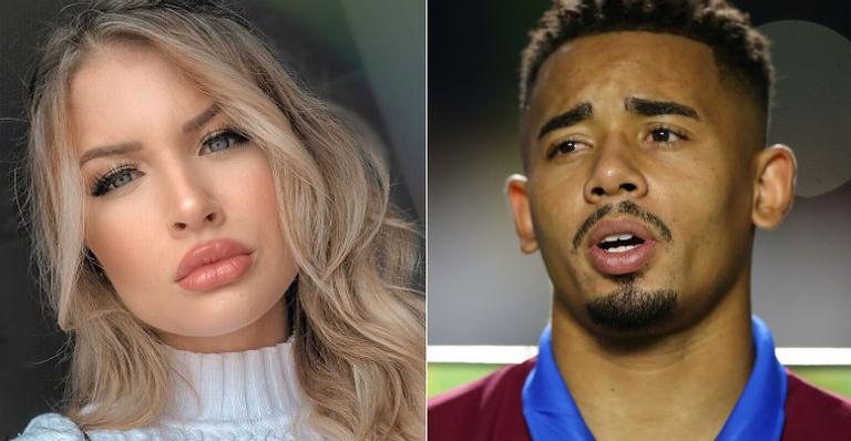 Julia Schiavi e Gabriel Jesus - Reprodução Instagram/Getty Images