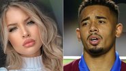 Julia Schiavi e Gabriel Jesus - Reprodução Instagram/Getty Images