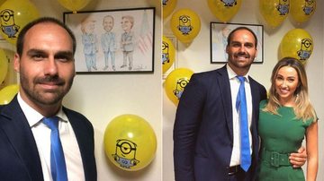 Eduardo Bolsonaro ganha festa com o tema 'Minions' - Reprodução Instagram