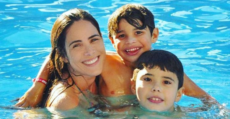 Wanessa com os filhos - reprodução/Instagram