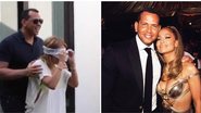 Alex Rodriguez fazendo surpresa para JLo - Instagram/Reprodução