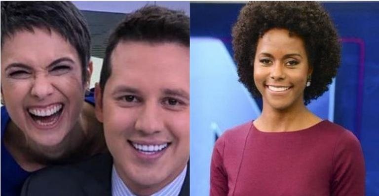 Dony de Nuccio, Sandra Annenberg e Maju Coutinho - Reprodução / Globo