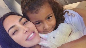 Kim Kardashian e North West - Reprodução/Instagram