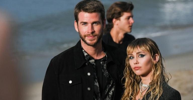 Miley Cyrus e Liam Hemsworth em último evento como casal - Foto/Destaque (Photo by Presley Ann/WireImage/Getty Images)