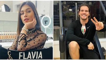 Flávia Pavanelli e Caio Cesar, da dupla com Breno - Reprodução/Instagram