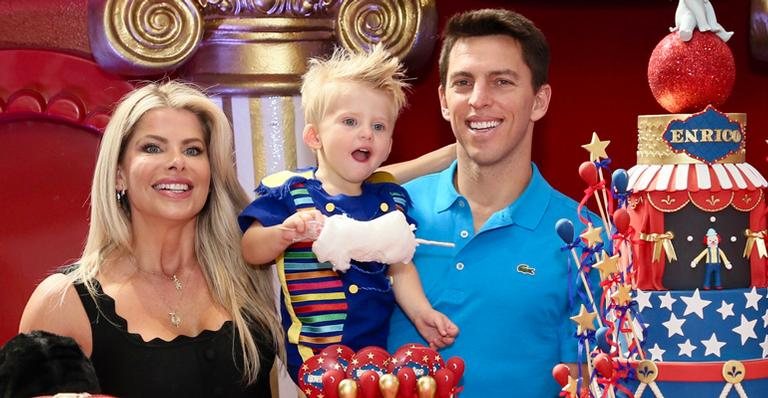 Karina Bacchi e Amaury comemoram aniversário de Enrico - Manuela Scarpa/Brazil News