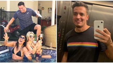 Leo Dias com Antônia Fontenelle e Mara Maravilha - Instagram/Reprodução