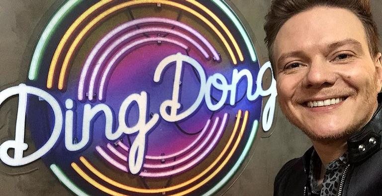 Michel Teló nos bastidores do 'Domingão do Faustão' - Instagram/Reprodução