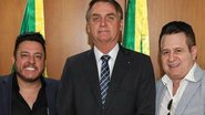 Bruno, Marrone e Jair Bolsonaro - Reprodução/Instagram