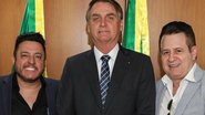 Bruno, Marrone e Jair Bolsonaro - Reprodução/Instagram