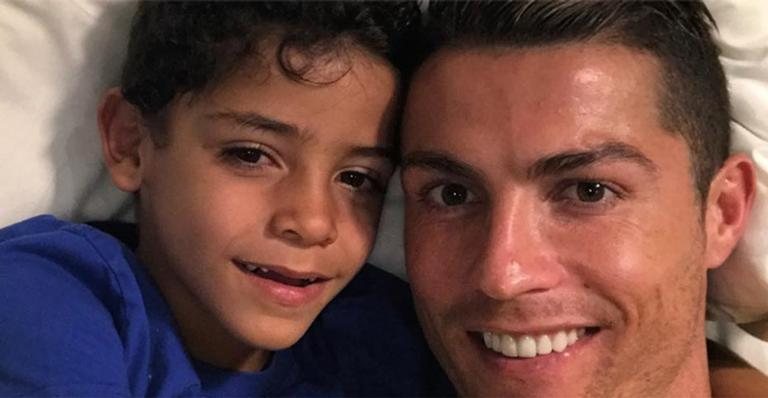 Cristiano Ronaldo e Cristiano Ronaldo Jr. - Reprodução/Instagram