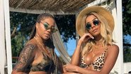 Ludmilla e Bruna Gonçalves dançam em frente ao espelho - Reprodução/Instagram