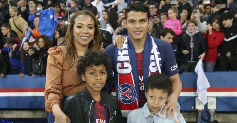 Thiago Silva e família - GettyImages/Jean Catuffe