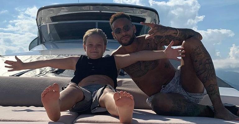 Davi Lucca e Neymar Jr. - Reprodução/Instagram