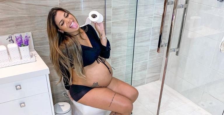 Evelyn Regly, grávida de 38 semanas - Instagram/Reprodução