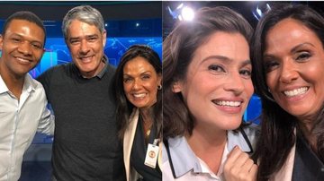 Márcio Bonfim, William Bonner, Cristina Ranzolin e Renata Vasconcellos - Instagram/Reprodução