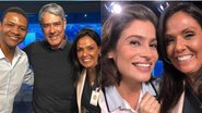 Márcio Bonfim, William Bonner, Cristina Ranzolin e Renata Vasconcellos - Instagram/Reprodução