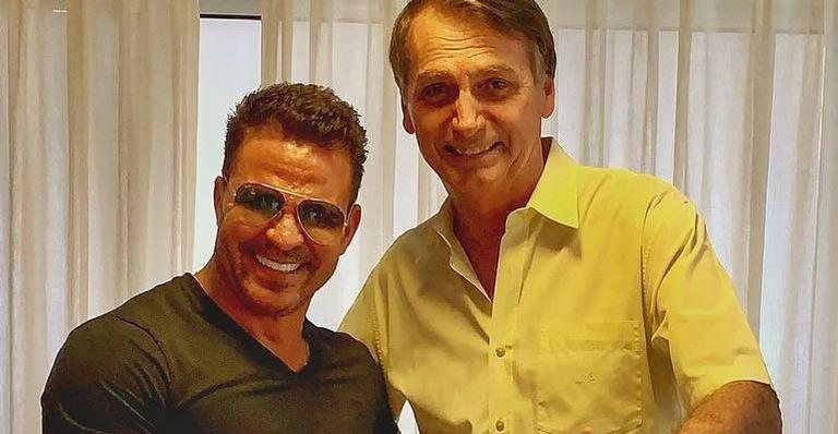 Eduardo Costa e Jair Bolsonaro - Reprodução/Instagram