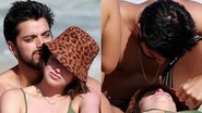 Agatha Moreira e Rodrigo Simas curtem praia na Barra - Dilson Silva/AgNews