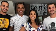 Cafu ao lado dos filhos no último Dia dos Pais. Danilo é o da direita. - Instagram/Reprodução