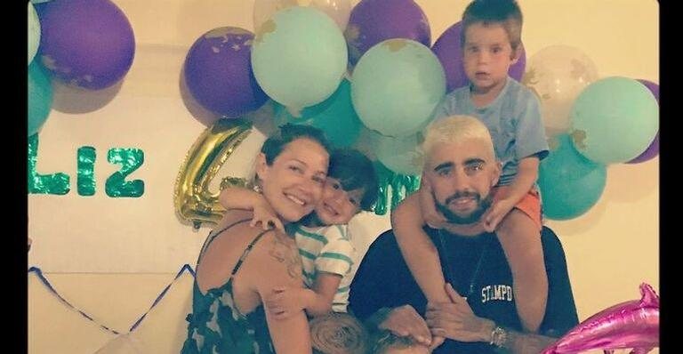 Luana Piovani e Pedro Scooby com os filhos - Reprodução/Instagram