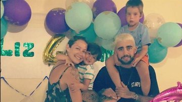 Luana Piovani e Pedro Scooby com os filhos - Reprodução/Instagram