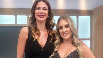 Patrícia Leitte e Luciana Gimenez nos bastidores do 'SuperPop' - Instagram/Reprodução