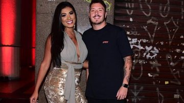 Pocah e Ronan Carvalho na chegada da festa de aniversário do Matheus Mazzafera em SP. - AgNews