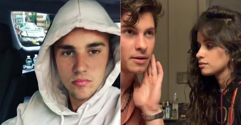 Justin Bieber comenta em vídeo de Shawn Mendes e Camila Cabello se ''beijando'' - Foto/Destaque Instagram