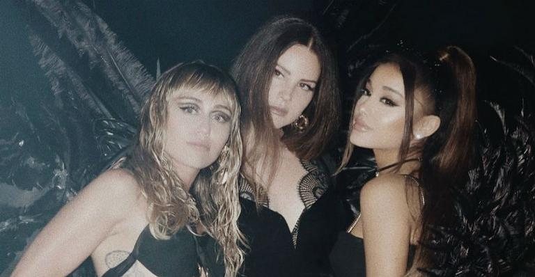 Miley Cyrus, Lana del Rey e Ariana Grande - Reprodução/Instagram