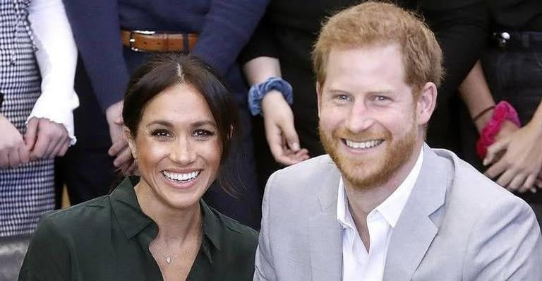 Meghan Markle e príncipe Harry durante evento beneficente, em Londres - Foto/Destaque Getty