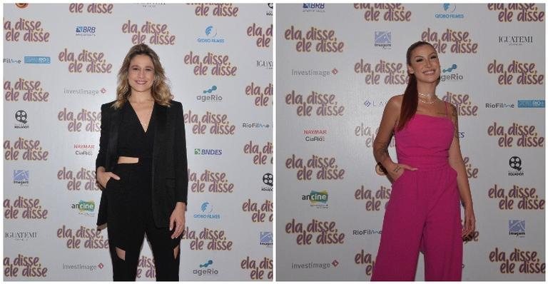 Fernanda Gentil e Bianca Andrade em pré-estreia do filme "Ela Disse, Ele Disse" - Samuel Chaves/Brazil News