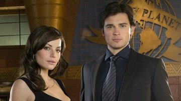 Erica Durance e Tom Welling como Lois Lane e Clark Kent em Smallville - Divulgação/CW