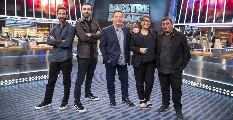 "Mestre do Sabor" será comandado por Claude Troigros, ao lado do fiel escudeiro Batista; José Avillez, Kátia Barbosa e Leo Paixão - Victor Pollak/TV Globo