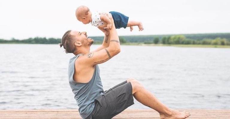 Junior Lima e Otto em momento único de pai e filho - Foto/Destaque Instagram