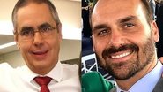 Fábio Pannunzio e Eduardo Bolsonaro - Reprodução/Instagram