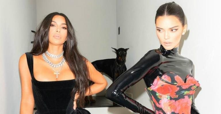 Kim Kardashian e Kendall Jenner - Reprodução/Instagram