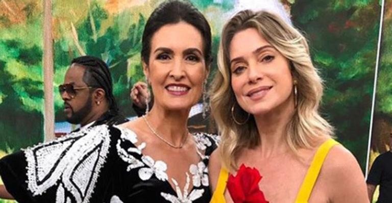 Atriz esteve no sofá de Fátima Bernardes na Globo - Reprodução/Instagram