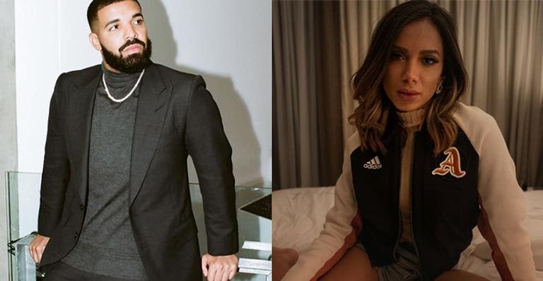 Drake e Anitta - Reprodução/Instagram