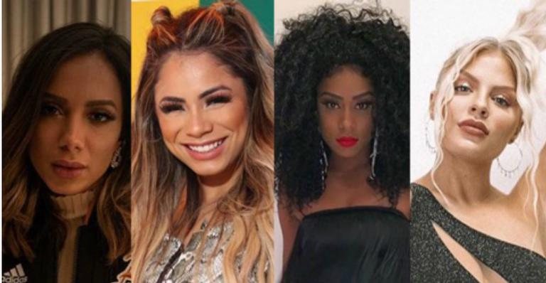 Anitta, Lexa, MC Rebecca e Luísa Sonza - Reprodução/Instagram