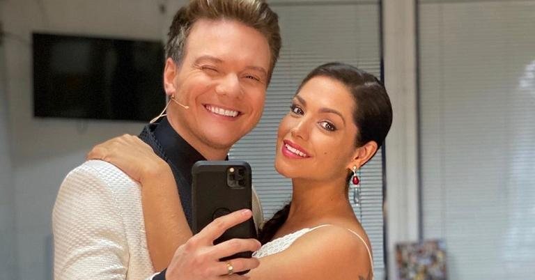 Michel Teló e Thais Fersoza nos bastidores do The Voice Brasil - Instagram/Reprodução