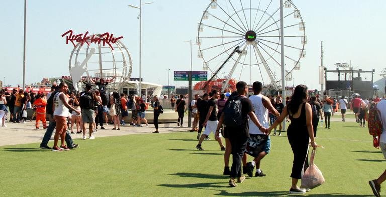 Portões da Cidade do Rock já estão abertos para o quarto dia de festival - Graça Paes/ Ag News