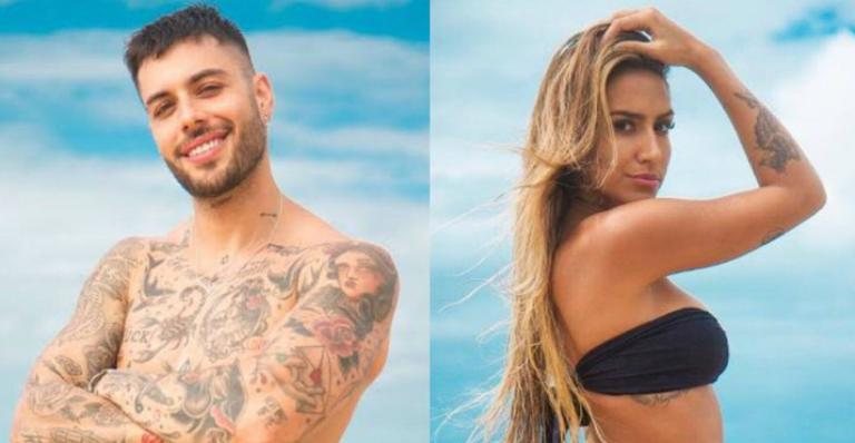 Gui Araújo e Any Borges em fotos de divulgação para o De Férias com o Ex: Celebs - Divulgação/MTV