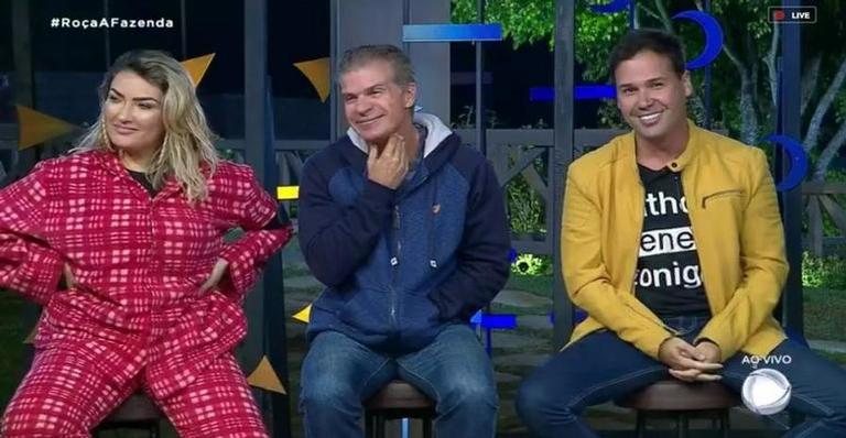 Thayse, Túlio e Viny estão na terceira roça do reality. - Divulgação/Record TV