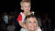 Karina Bacchi com Enrico no circo - Eduardo Martins/AgNews