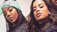 Ludmilla e Anitta nos bastidores de festival, em 2017 - Foto/Instagram